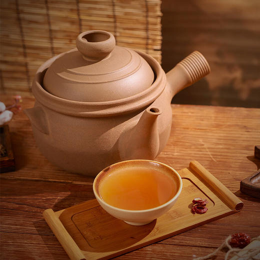 【原陶纳福嘟嘟养生锅】耐高温陶瓷砂锅熬中药罐子老式无釉中医煎药专用养生壶明火燃气灶 商品图8