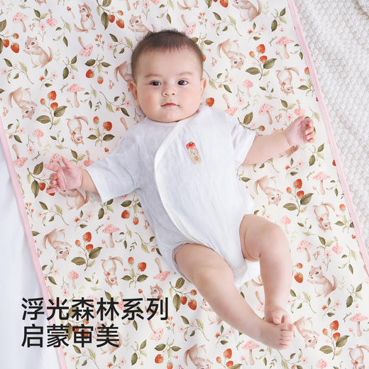 【10A抗菌+不易渗透】英氏婴儿隔尿床垫男宝女宝四季可用床上用品隔尿垫 商品图3