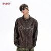 BJHG不计后果皮衣外套男款痞帅高级感春季潮机车服立领夹克女 商品缩略图3