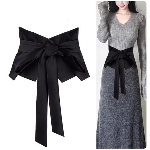 裁缝学苑AH118腰封纸样女装配裙子毛衣束腰高级感宽腰带装饰样板 商品图1