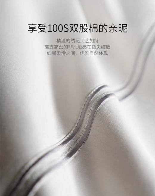 【床品专区】罗卡芙ROYALCOVER贝拉吉奥（灰）四件套810425122 商品图3