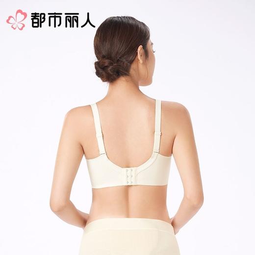都市丽人内衣BC杯薄文胸蕾丝内衣3/4杯内衣孕哺内衣三排四扣无钢圈LBC2R2 商品图2