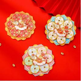 【马上转运·冰箱贴】2026马年文创 新年装饰冰箱贴  创意十足  马上有钱 商品图0