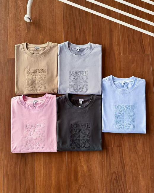 【sy1-2570】经典情侣细腻刺绣新款圆领短袖T恤！！ 商品图1