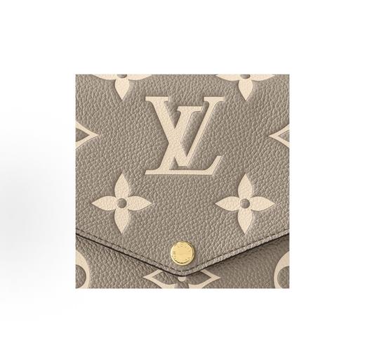 顶级免税版 VIP专柜体验 收到即官网同样 LV  Pochette Felicie 三合一链条包 比经典的老花摸起来手感更柔软，也更有质感👏🏻搭配金色细链条 满满贵气少女风 商品图3