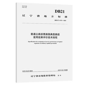 普通公路沥青路面典型路段使用效果评价技术规程（DB21/T 4175—2025）