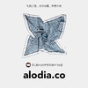 【G24005】alodia.co 桑蚕丝真丝羊毛丝巾方巾 法式复古老钱风高级感RJ136 商品缩略图2
