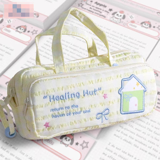 裁缝学苑TH20笔袋纸样儿童手提大容量学生男童女童样板裁剪图纸 商品图3