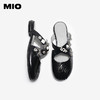 【上新】MIO米奥女鞋玛丽珍半拖2026夏季新款甜酷穆勒鞋捏褶包头外穿拖鞋M262298883 商品缩略图3