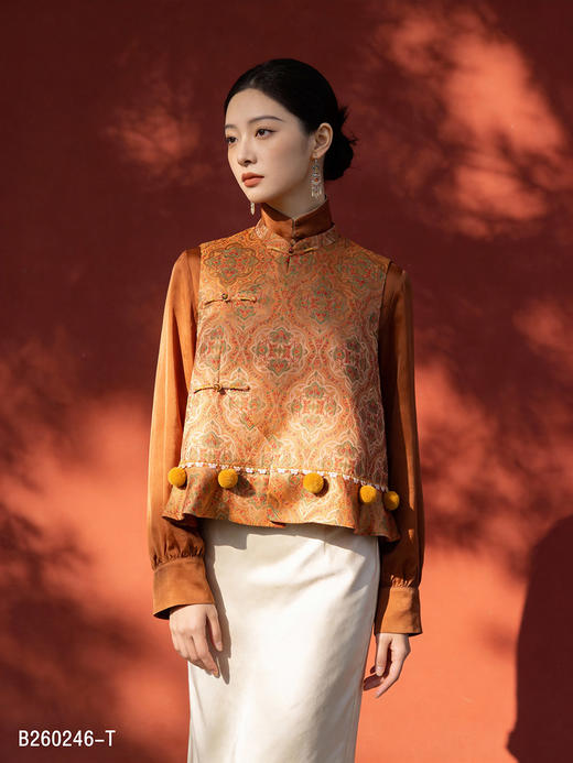 B260246-T宋锦马甲 商品图0