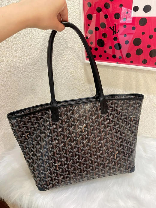 戈雅 Artois 老花 黑色 单肩包 商品图0