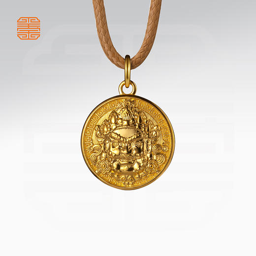 玺匠金铺《黄财神吊坠》足金9999 黄金吊坠挂件礼物 商品图5