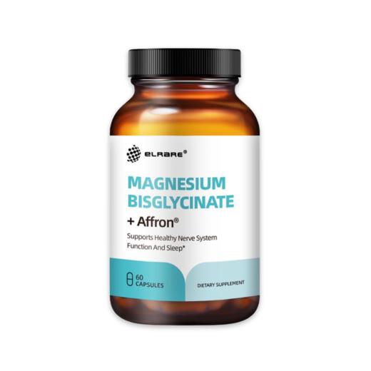 【新品】【香港直邮】ELRARE伊莱瑞  MAGNESIUMBISGLYCINATE 藏红花镁胶囊  60粒/瓶 27.7月 商品图0