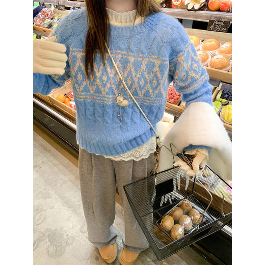 <曾小咸推荐> 2.5 现货秒杀 ！微信超特价！韩系费尔岛麻花毛衣 日常189.99 立减100 秒杀89.99！！ 商品图1