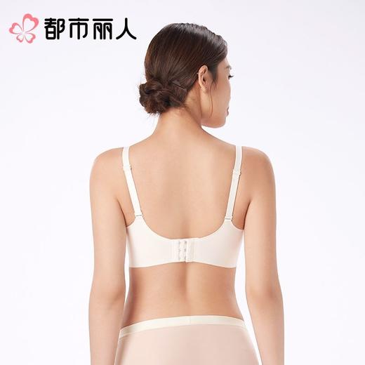 都市丽人内衣B杯薄文胸蕾丝内衣3/4杯内衣三排四扣树脂胶圈LBC2C7 商品图2
