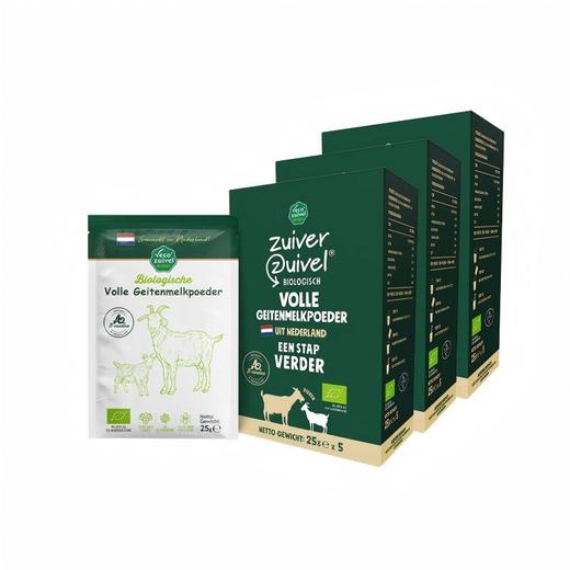 荷兰乐荷 有机羊奶粉 25g*5/25g*15 商品图0