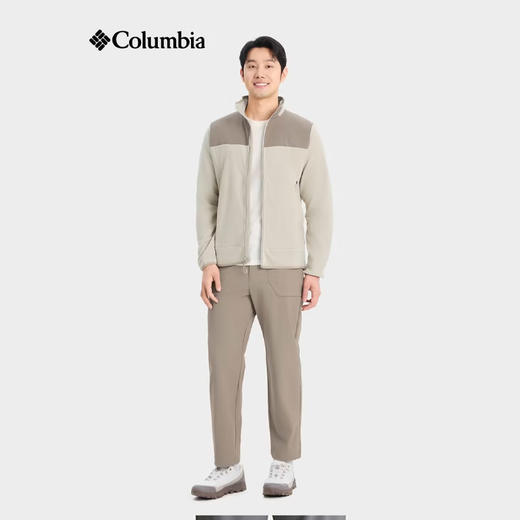 哥伦比亚穿行系列-男式休闲立领抓绒外套AE3727 商品图2