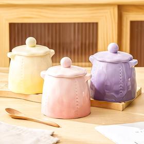 【甜梦双耳炖盅】2026新款创意双盖隔水炖盅家用陶瓷炖汤小瓦罐一人份燕窝盅