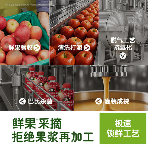 小皮蓝宝石果泥(多种口味任选)85g 商品图5