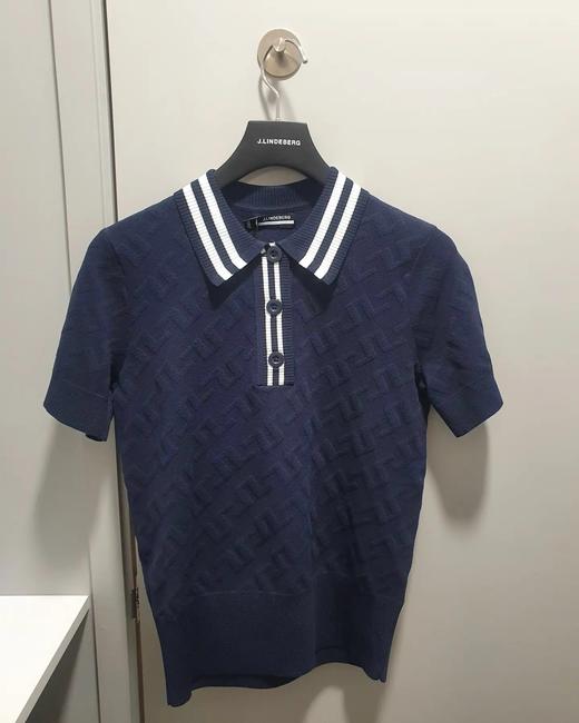 JL家春夏女士新款针织短袖上衣。清新学院风，设计简约大方W222036-24 商品图0