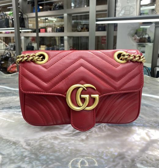 GU马蒙法棍包纯牛皮单肩斜挎经典包 商品图2