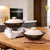 【深巧汉风浅煲】陶煲王砂锅煲家用一人食燃气灶专用陶瓷浅口煲仔饭沙锅耐高温干烧不裂 商品缩略图1