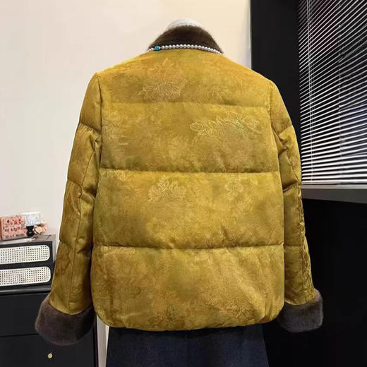 冬季加厚保暖棉服洋气减龄百搭棉衣毛领棉袄CS 商品图1