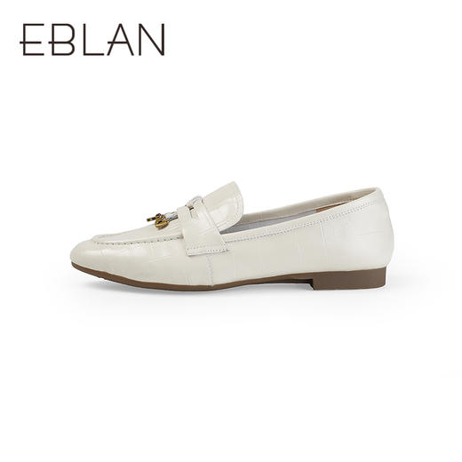 【上新】伊伴2026春季舒适超软羊皮复古显贵薄底便士乐福鞋B26169702 商品图1