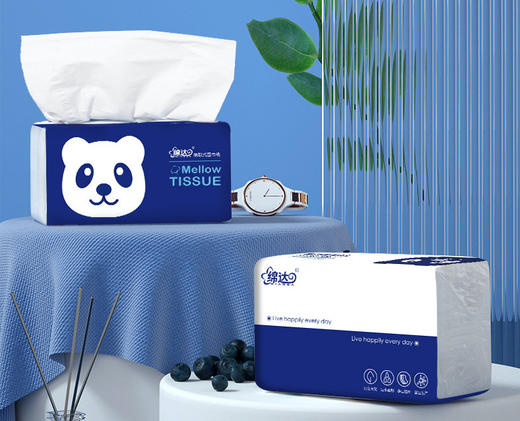 【新疆包邮】36包木浆抽纸320张家用可湿水木浆纸大包整箱餐巾纸卫生纸 商品图0