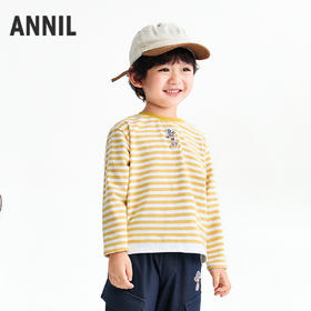 【实体店同款】男童圆领长袖针织衫春季新款安奈儿童装XB611061