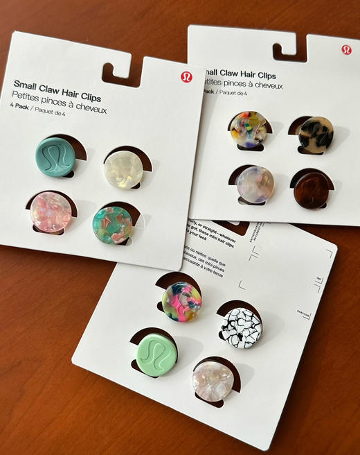 lu刘海夹 迷你醋酸小抓夹碎发夹四个 商品图4