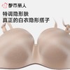 都市丽人内衣B杯薄文胸泳布内衣无痕内衣1/2杯内衣软尺码内衣三排四扣树脂胶圈LBC5B3 商品缩略图5
