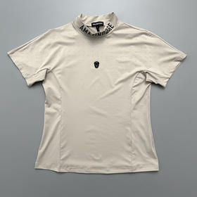 高尔夫服装女士夏季新款圆领洞洞衣透气速干面料户外休闲运动球衣