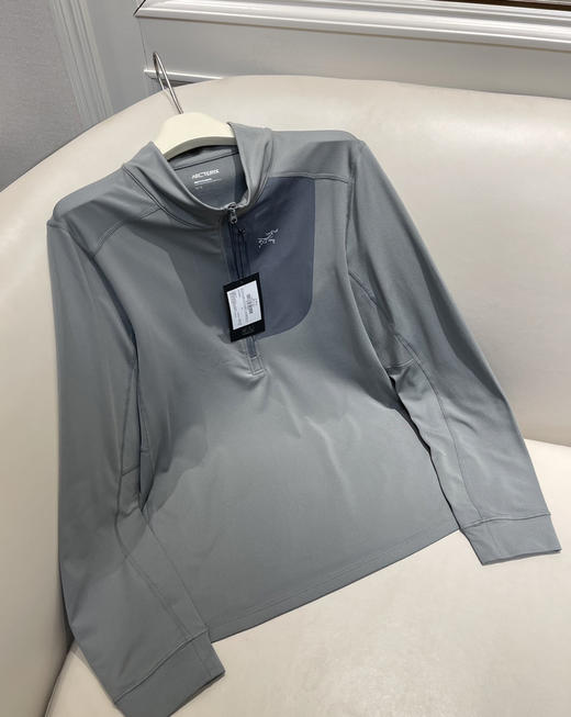 鸟家RHO LT zip半拉链加绒长袖衫打底衫012702 商品图5