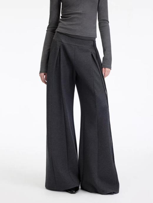 出逃赤岗西/25AWK205/莱塞尔抗菌防螨垂感弹力运动休闲裤 商品图0