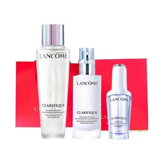 「520&618宠粉礼遇」【抢先购·直邮仓发货】「送礼盒礼袋」LANCÔME兰蔻净澈焕肤双重精华水150ml+兰蔻极光精华乳75ml+兰蔻极光焕白精华液30ml_bba 商品图13