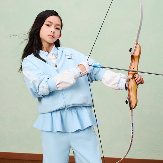 PUMA彪马童装2026春季新款儿童便服女童连帽外套印花满印甜美 商品图2