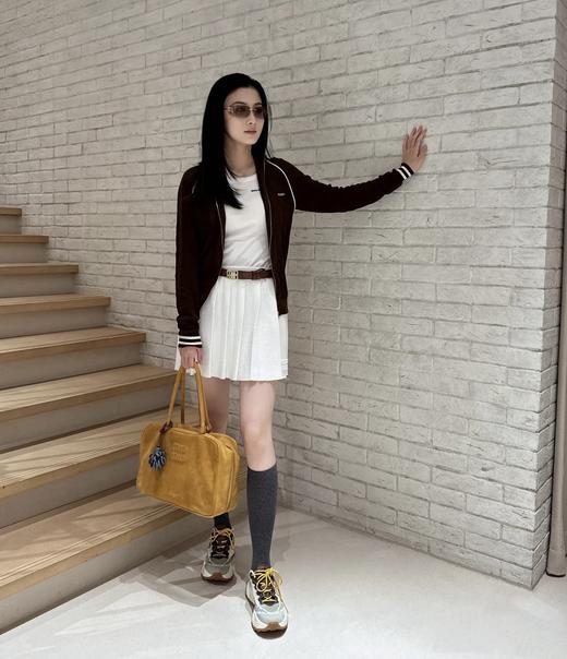 点此购买 Miu Miu早春织物女士老爹鞋 dx 340401 商品图8