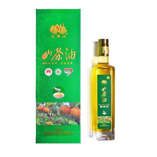 【云照山·山茶油】 物理压榨食用油 500ml/瓶 商品图0