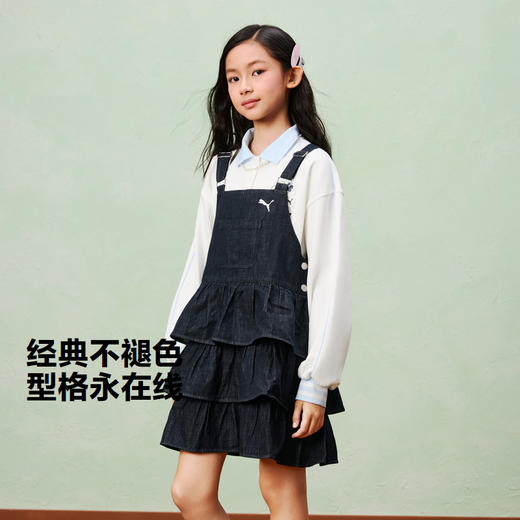 PUMA彪马童装2026春季新款儿童女童连衣裙背带裙俏皮可爱 商品图1