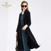 【100%绵羊毛】乔万尼高智感自带气场收腰长款毛呢大衣ED4A830 商品缩略图1