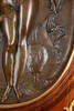 【已售】独角鹿西洋古董19世纪法国出品卷叶纹铜鎏金精雕装饰硬木画框古典神话主题青铜浮雕壁挂画一对 商品缩略图10