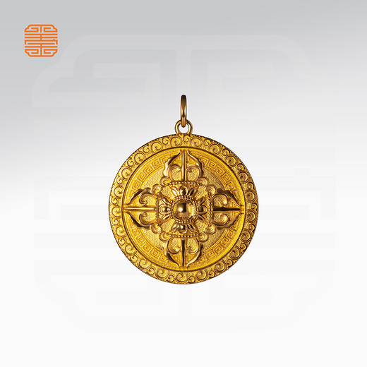 玺匠金铺《黄财神吊坠》足金9999 黄金吊坠挂件礼物 商品图2