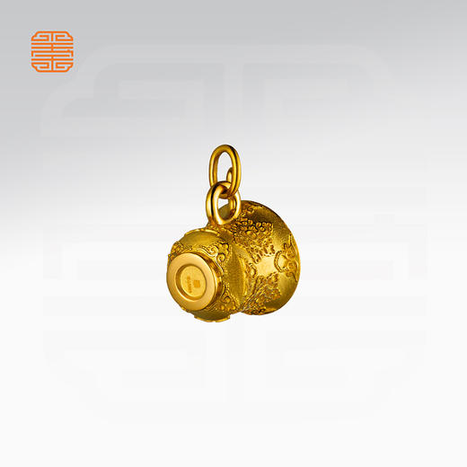 玺匠金铺《一辈子》足金9999 杯子黄金吊坠挂件生日礼物 商品图2