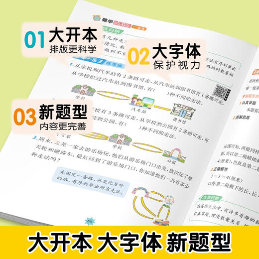 数学思维训练1-6年级【大开本】 商品图4