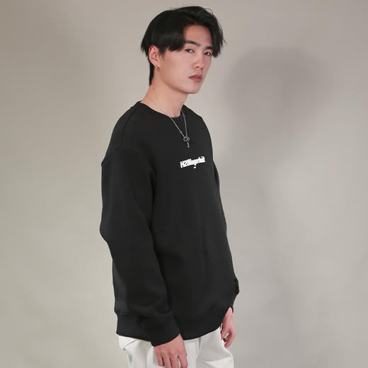 DRONKOO 2026 圆领前撞色胶印字母中厚卫衣 商品图3