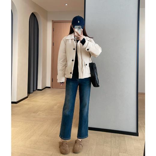 清仓福利款，无退换！2026冬天御寒小帮手形单排纽扣翻领设计夹克羽绒服！ 商品图3