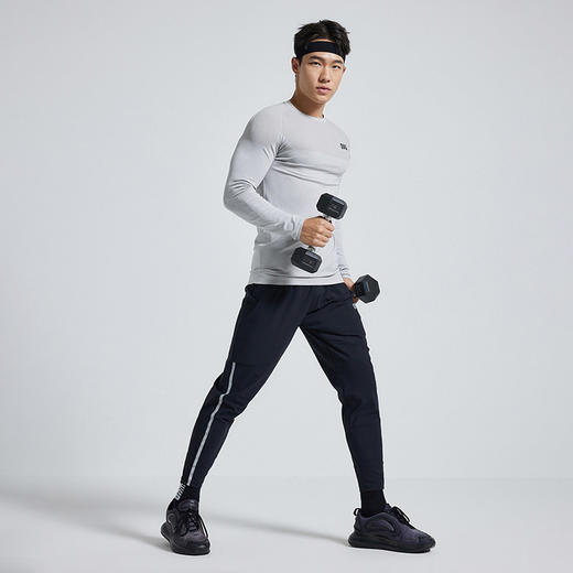 OMG运动 弹力训练裤男收口小脚运动裤春秋季透气吸湿排汗长裤 商品图4