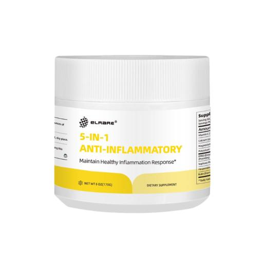 【新品】【香港直邮】ELRARE伊莱瑞 5-IN-1 ANTI-INFLAMMATORY 槲皮素C粉 170g/罐 27.7月 商品图0