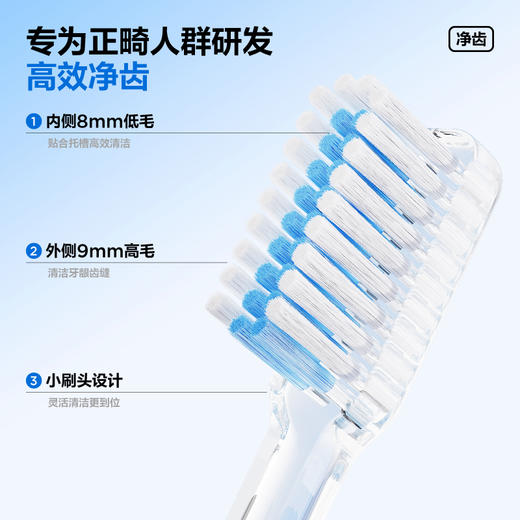 【新品上新】参半折叠便携正畸牙刷单支装 商品图3